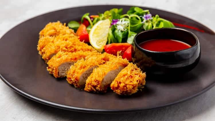 Kagoshima Black Pork Cutlet with Red Wine Miso Sauce